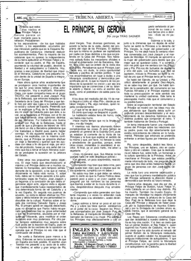 ABC MADRID 21-04-1990 página 90