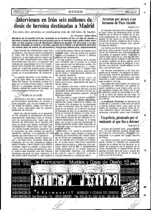 ABC MADRID 21-04-1990 página 97