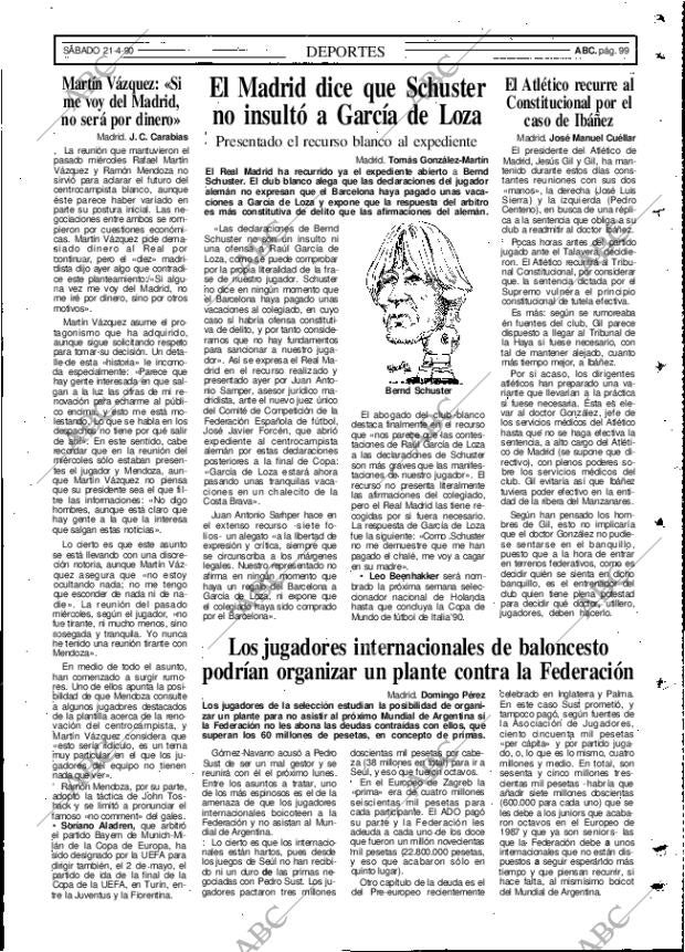 ABC MADRID 21-04-1990 página 99