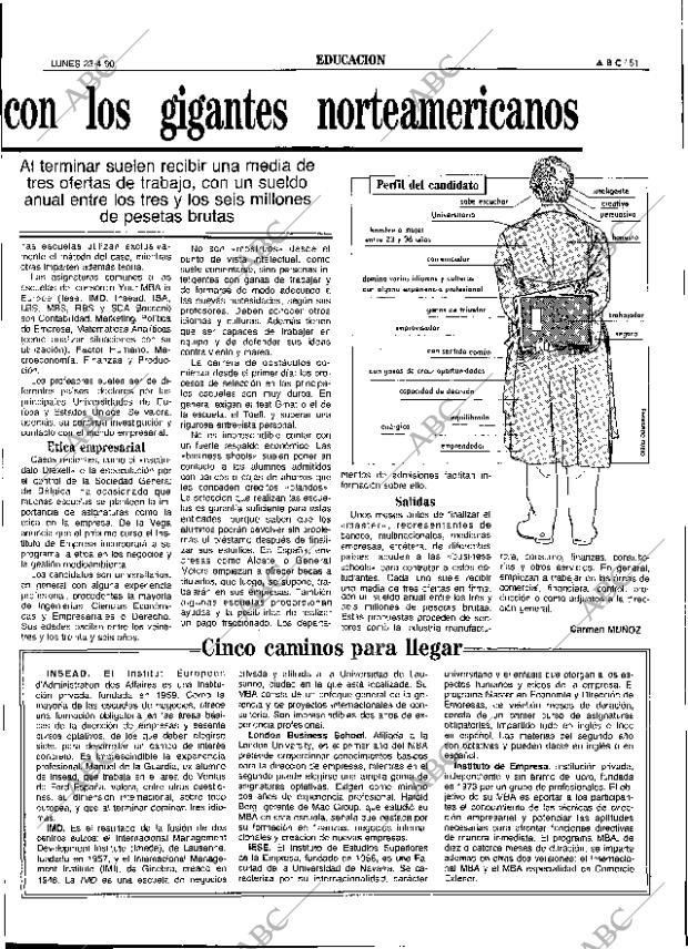 ABC SEVILLA 23-04-1990 página 51