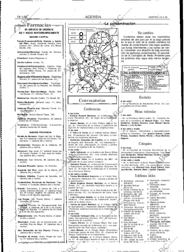 ABC MADRID 24-04-1990 página 50