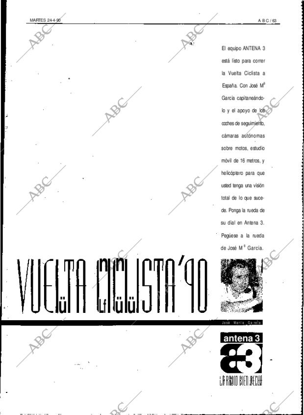 ABC MADRID 24-04-1990 página 63