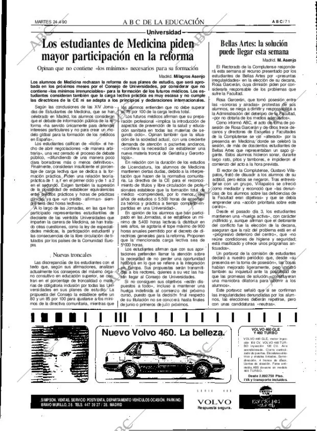 ABC MADRID 24-04-1990 página 71