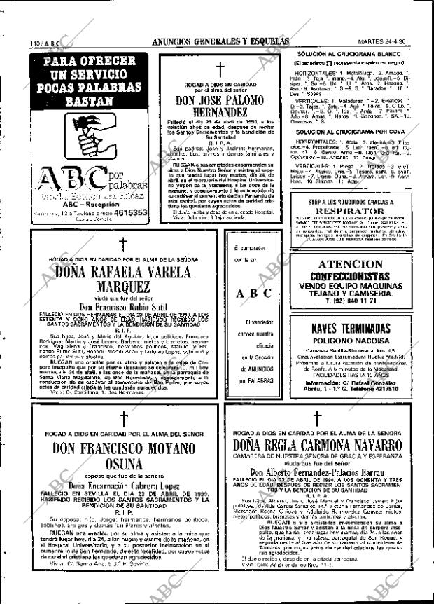 ABC SEVILLA 24-04-1990 página 110