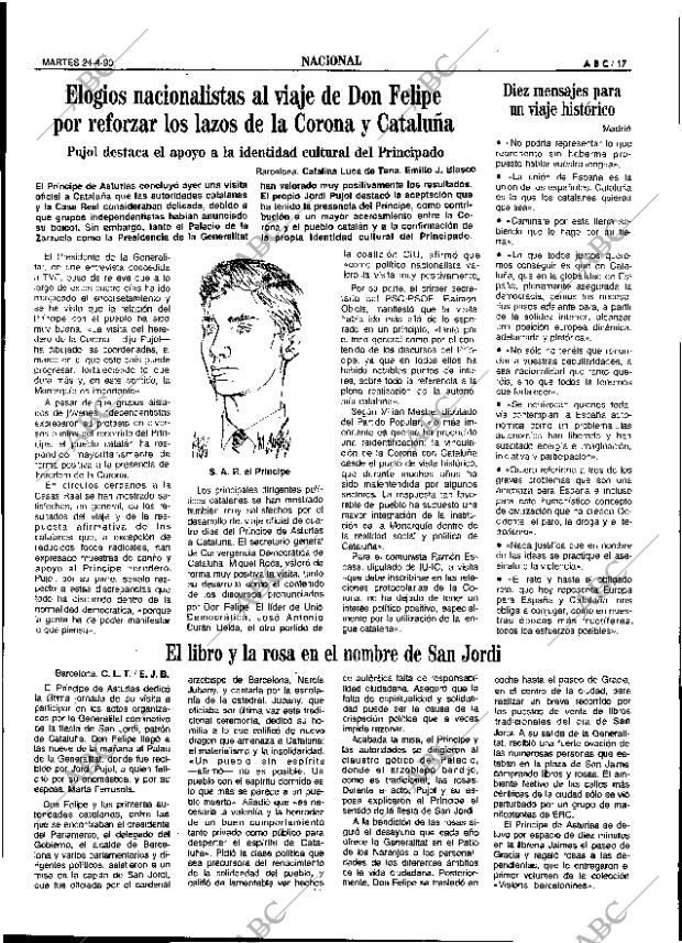 ABC SEVILLA 24-04-1990 página 17