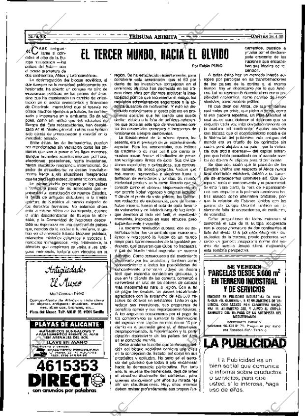 ABC SEVILLA 24-04-1990 página 24