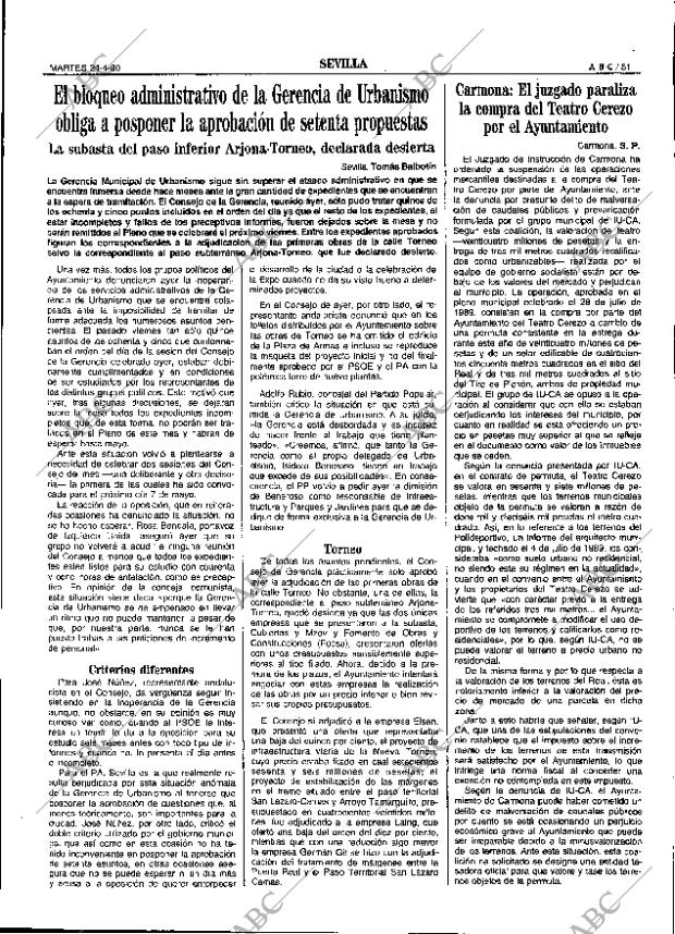 ABC SEVILLA 24-04-1990 página 51