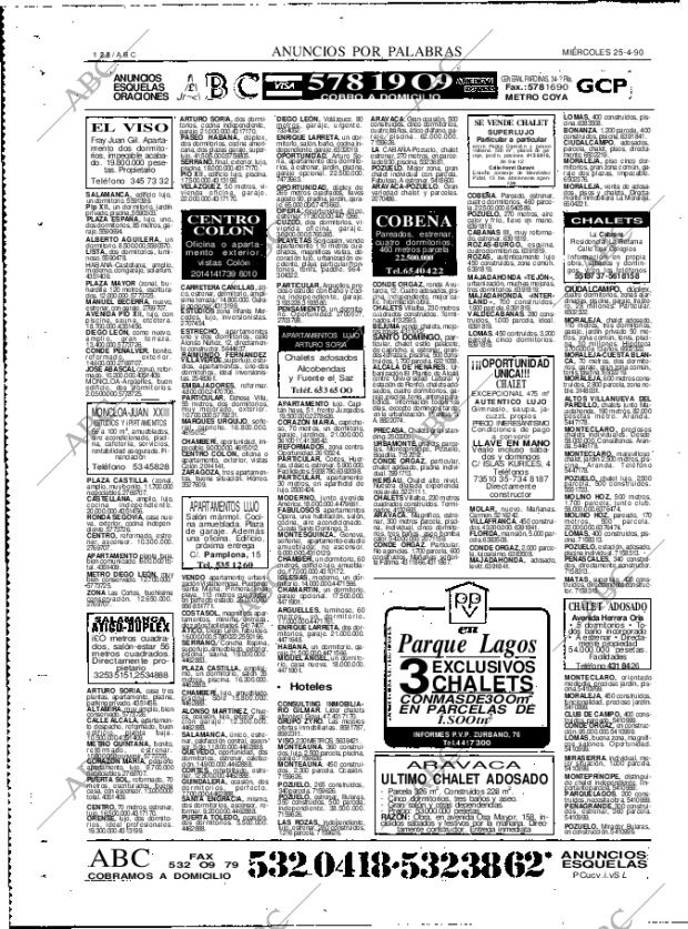 ABC MADRID 25-04-1990 página 128