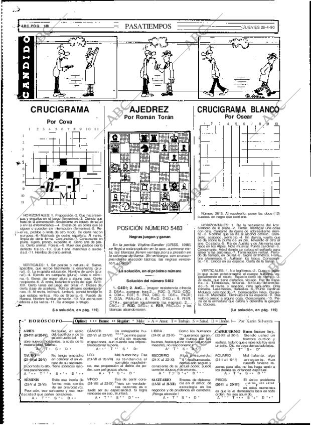 ABC MADRID 26-04-1990 página 138