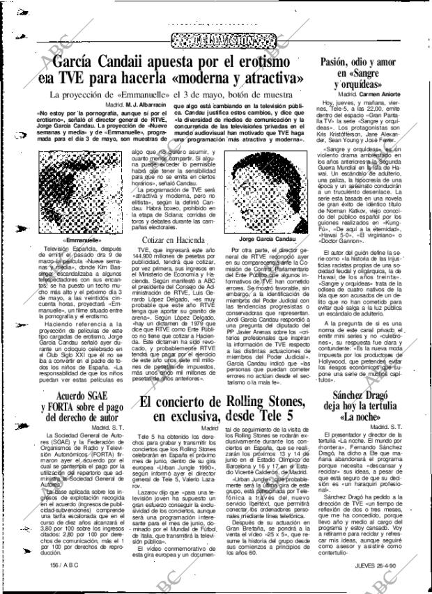 ABC MADRID 26-04-1990 página 156