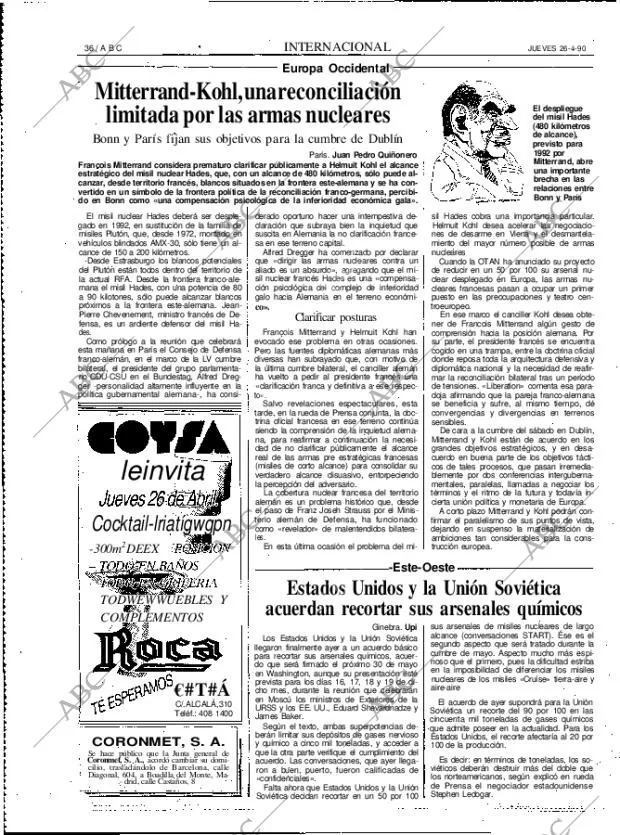 ABC MADRID 26-04-1990 página 36