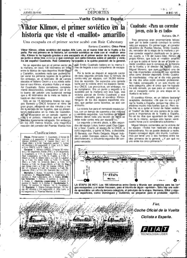 ABC MADRID 26-04-1990 página 95