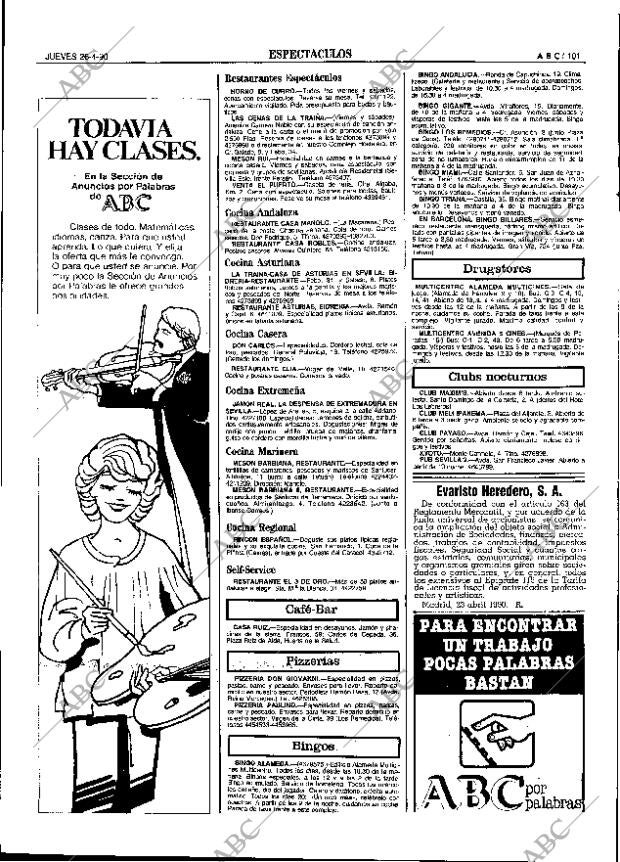ABC SEVILLA 26-04-1990 página 101