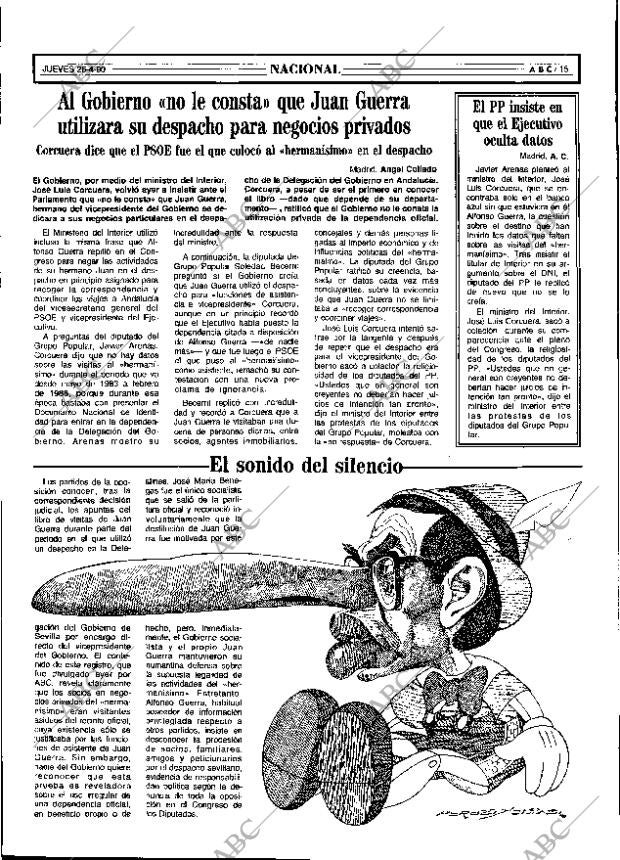 ABC SEVILLA 26-04-1990 página 15