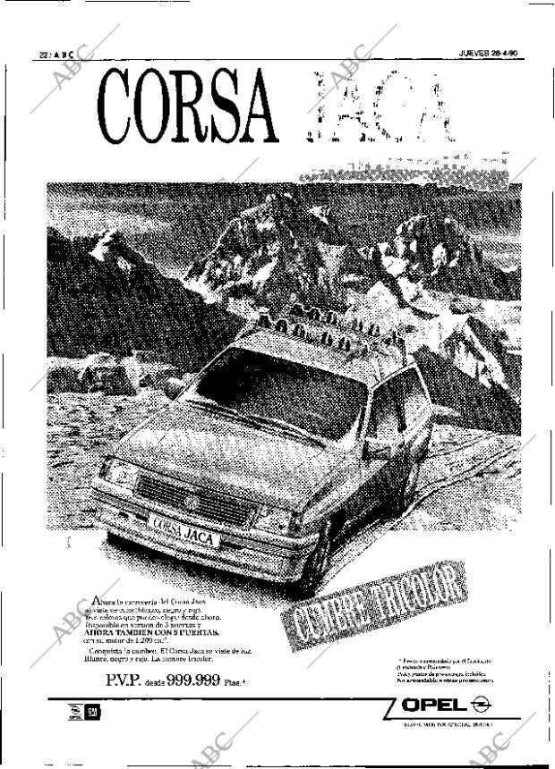 ABC SEVILLA 26-04-1990 página 22