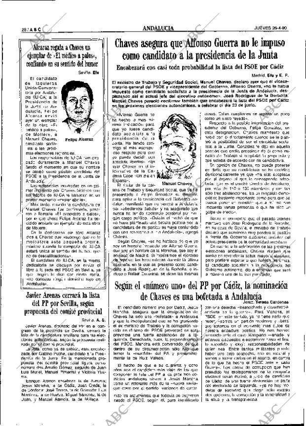 ABC SEVILLA 26-04-1990 página 28