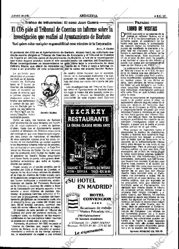 ABC SEVILLA 26-04-1990 página 29