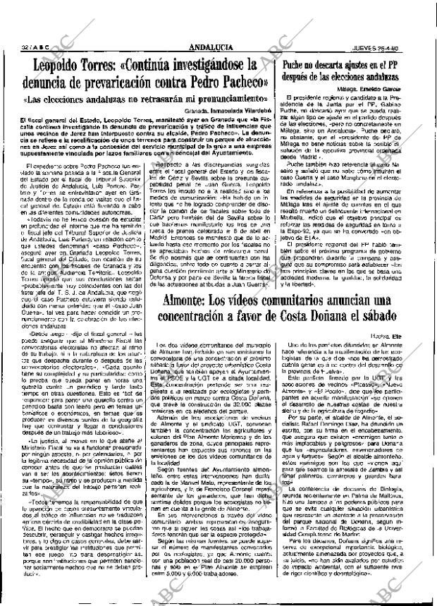 ABC SEVILLA 26-04-1990 página 32