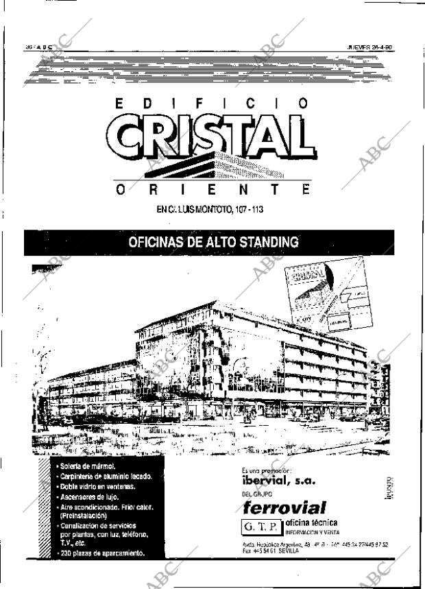 ABC SEVILLA 26-04-1990 página 36