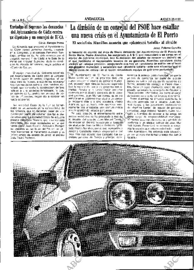 ABC SEVILLA 26-04-1990 página 38