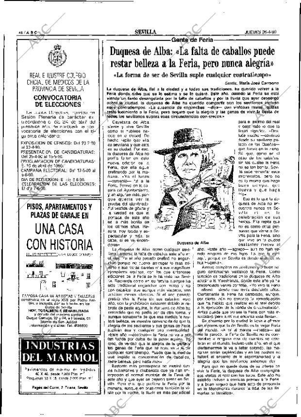ABC SEVILLA 26-04-1990 página 46
