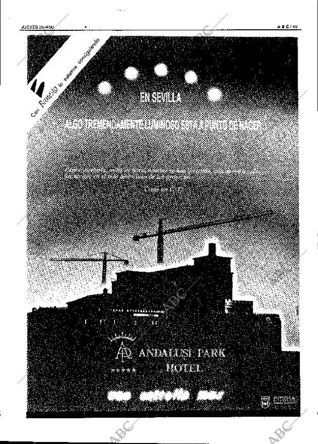 ABC SEVILLA 26-04-1990 página 49