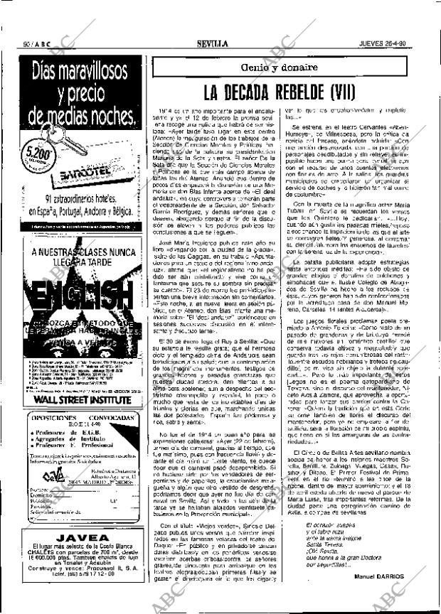 ABC SEVILLA 26-04-1990 página 50