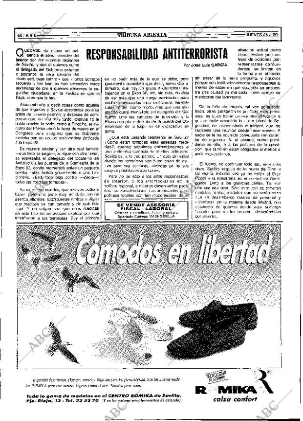 ABC SEVILLA 26-04-1990 página 58