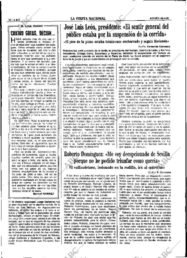 ABC SEVILLA 26-04-1990 página 62