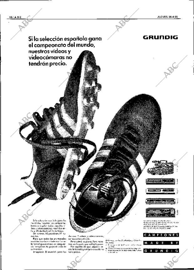 ABC SEVILLA 26-04-1990 página 68