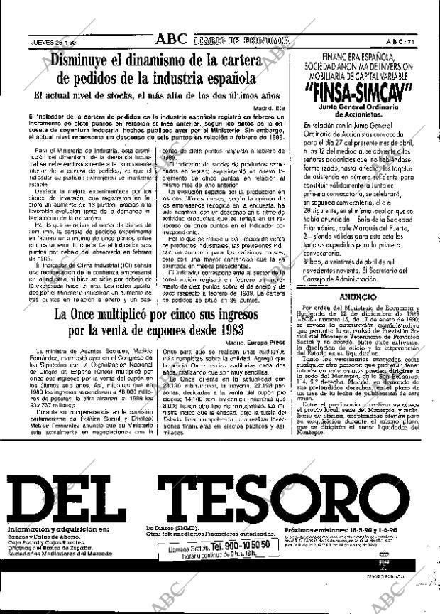 ABC SEVILLA 26-04-1990 página 71