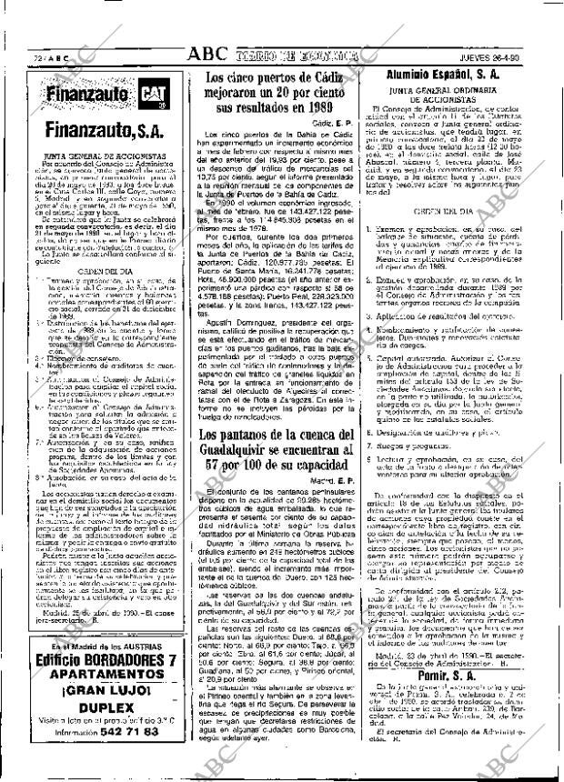 ABC SEVILLA 26-04-1990 página 72