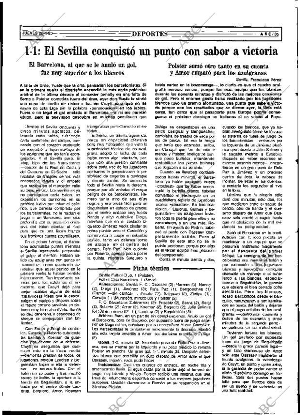 ABC SEVILLA 26-04-1990 página 85