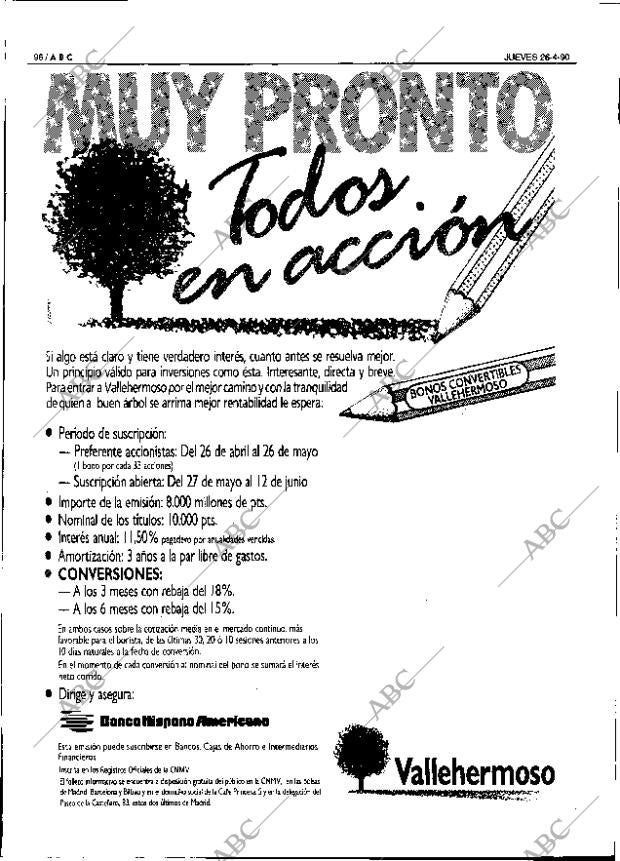 ABC SEVILLA 26-04-1990 página 96