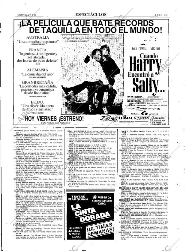 ABC MADRID 27-04-1990 página 119