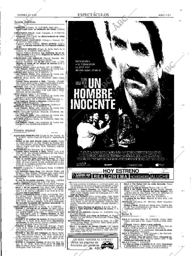 ABC MADRID 27-04-1990 página 121