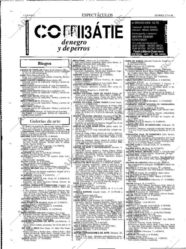 ABC MADRID 27-04-1990 página 122