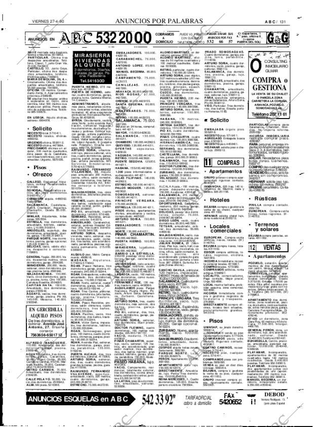 ABC MADRID 27-04-1990 página 131