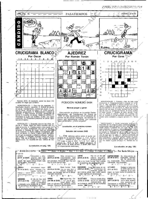 ABC MADRID 27-04-1990 página 142