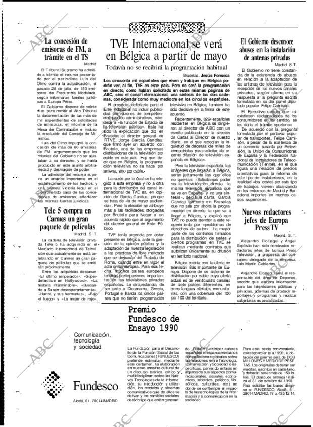 ABC MADRID 27-04-1990 página 148