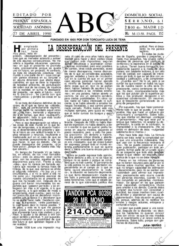 ABC MADRID 27-04-1990 página 3