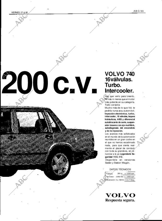 ABC MADRID 27-04-1990 página 33