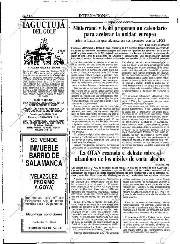 ABC MADRID 27-04-1990 página 36