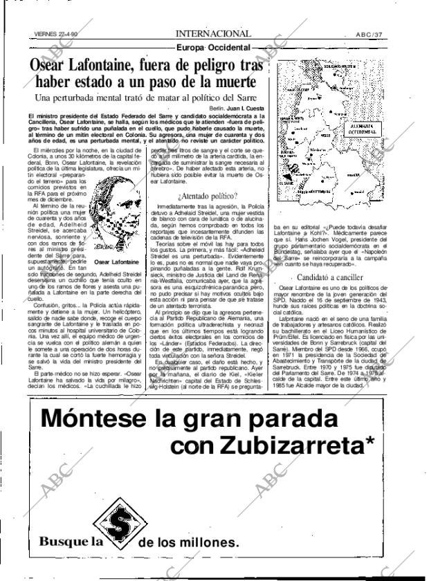 ABC MADRID 27-04-1990 página 37