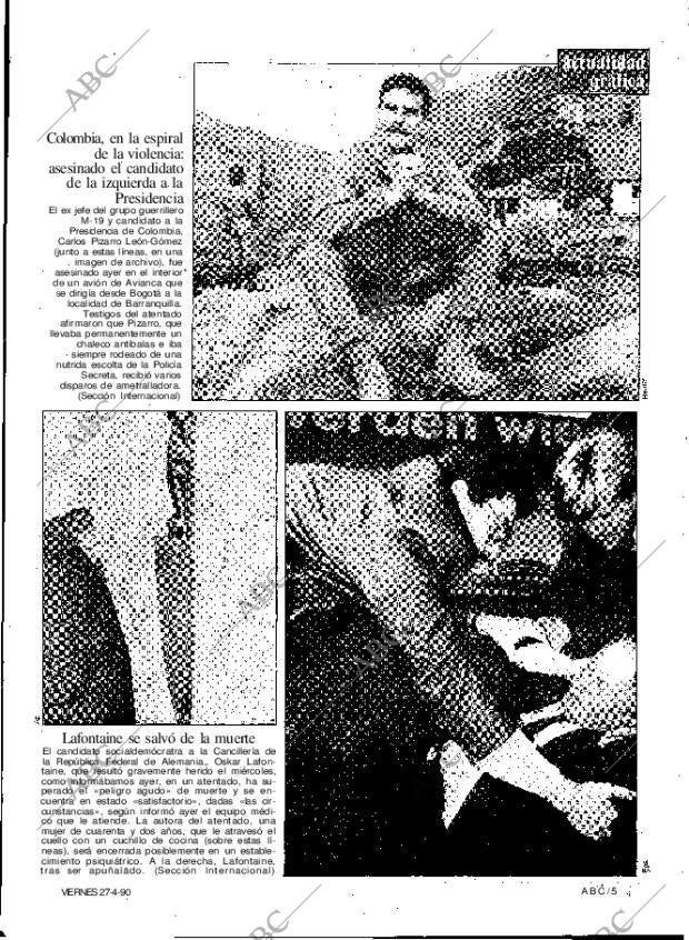 ABC MADRID 27-04-1990 página 5