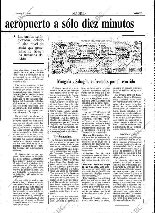 ABC MADRID 27-04-1990 página 51