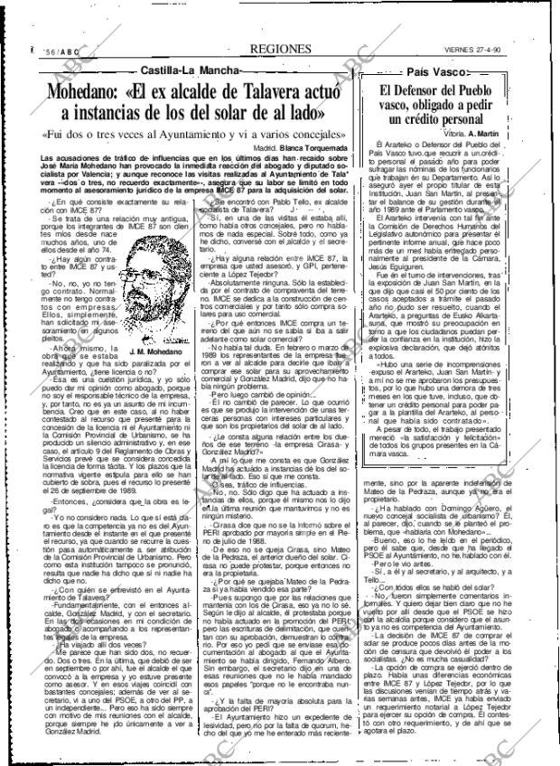 ABC MADRID 27-04-1990 página 56