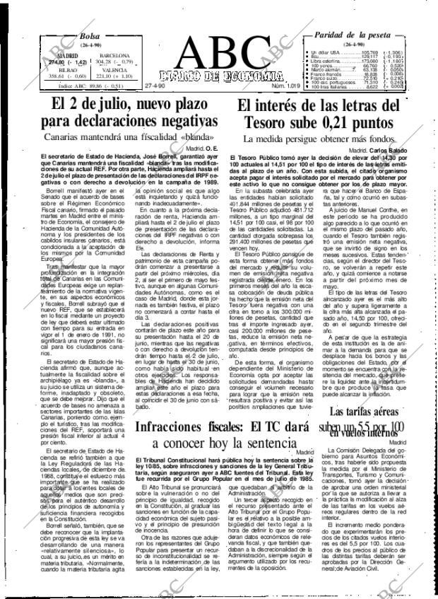 ABC MADRID 27-04-1990 página 57
