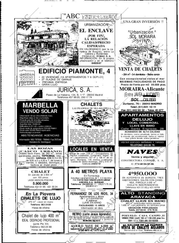 ABC MADRID 27-04-1990 página 74