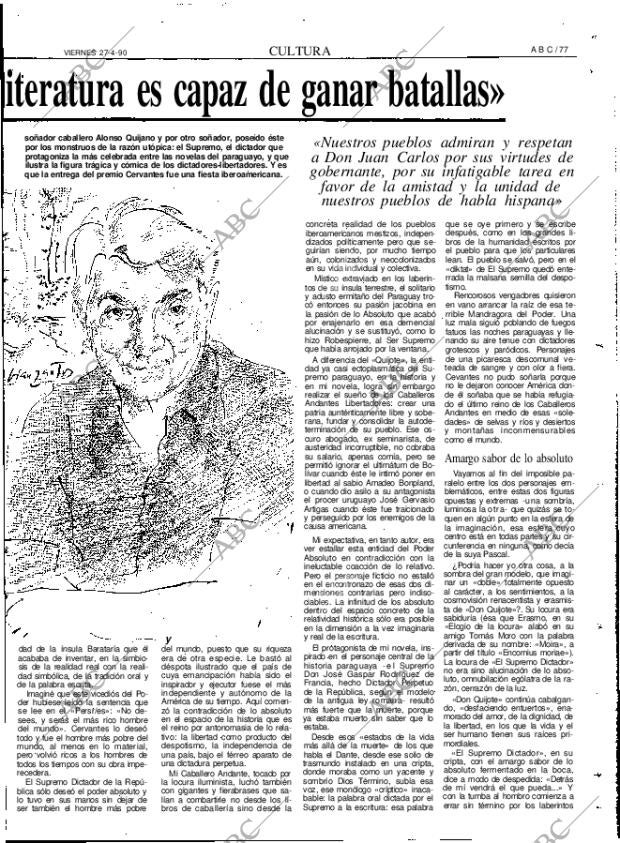 ABC MADRID 27-04-1990 página 77